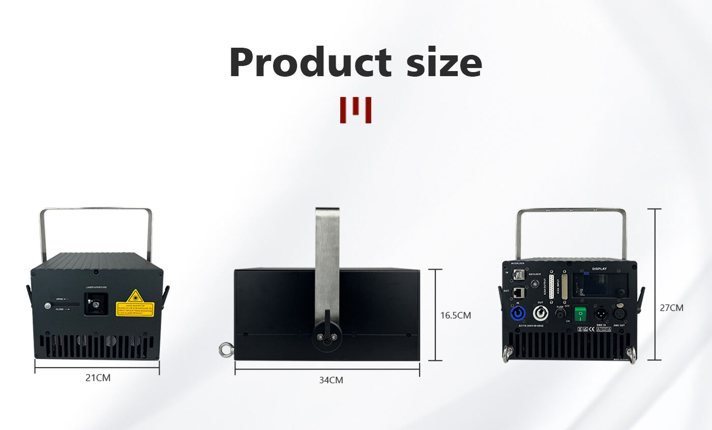 Pub-8 8w rgb laser light supplier