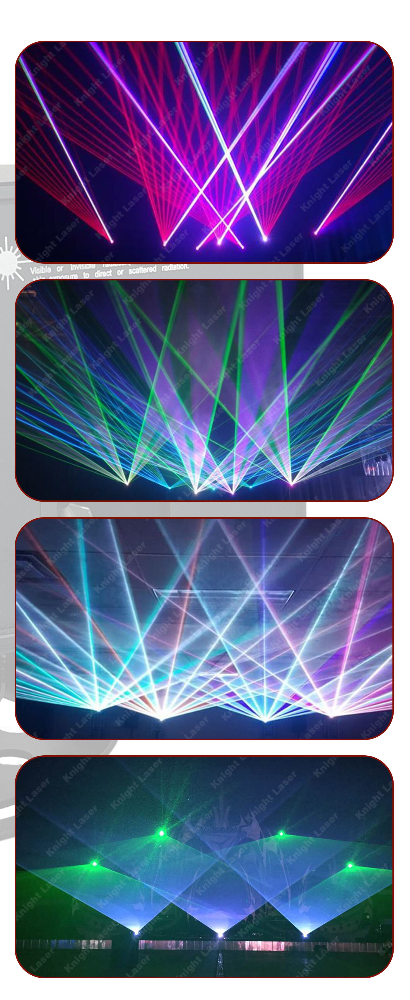 IP65 R-5 1w rgb laser light supplier