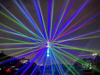Kiểm soát toàn bộ chương trình ánh sáng laser của bạn từ ứng dụng điện thoại ở bất kỳ đâu
