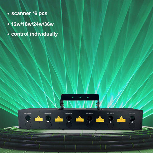 Just How to Use The 6 Head 12w Multicolor Laser Light