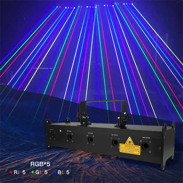 ميزات السلامة لجهاز Laser DJ RGB