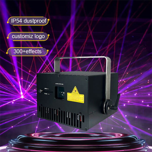 Get versatile lighting effects with RGB laser systems