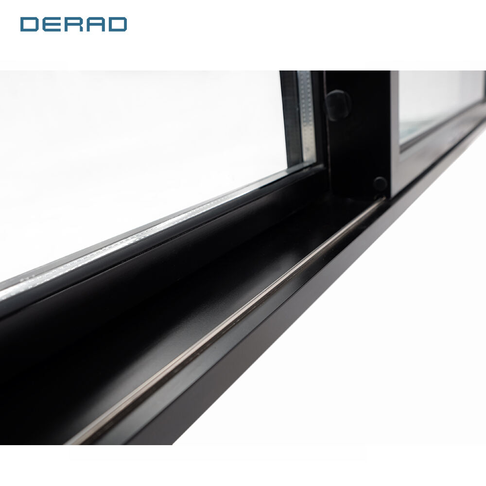 Modern glass balcony patio door slim aluminum frame sliding doors for hotel office apartment doors supplier