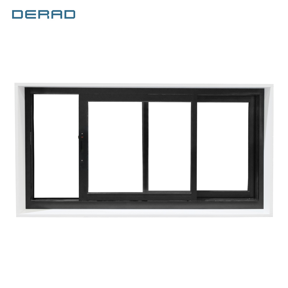 Simple design windows aluminum frame sliding windows for bedroom kitchen home windows customized color factory