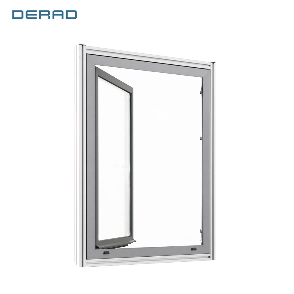 Apartment window tilt and turn accessories aluminum alloy turn tilt windows with German hardware Customized size details