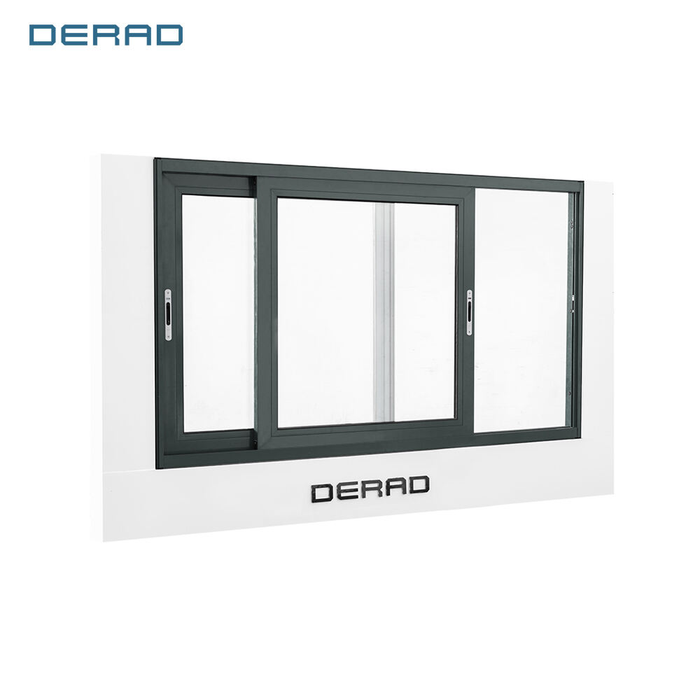 Simple design windows aluminum frame sliding windows for bedroom kitchen home windows customized color details