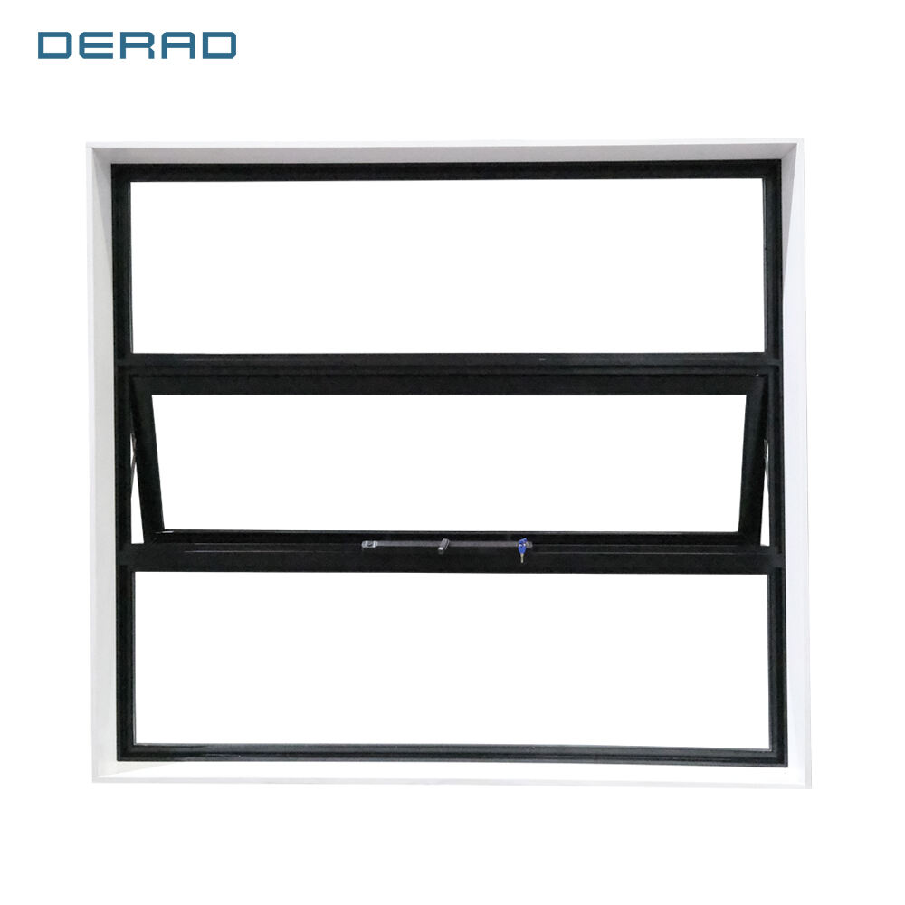 Australian resident bathroom small aluminum awning window with chain control fix window for kitchen stairway window details