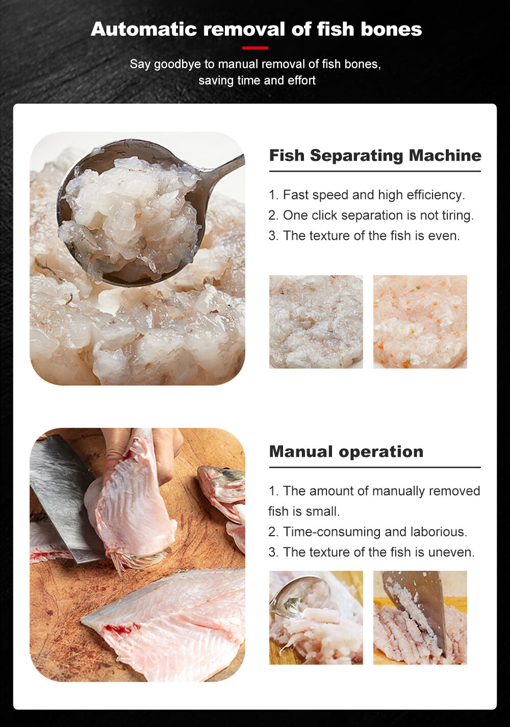  Fish Meat Separating Machine manufacture