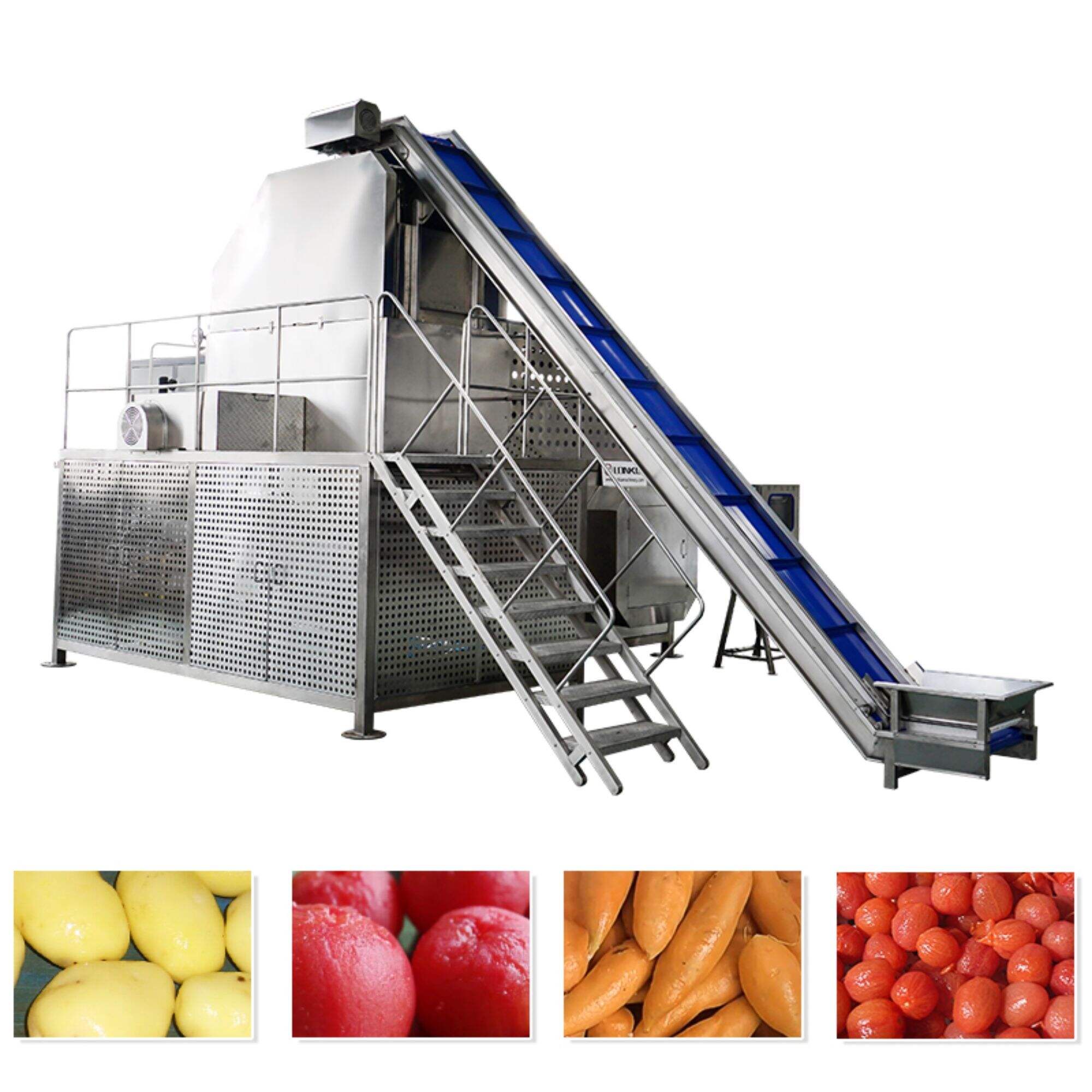 Potatoes Steam peeling machine solution