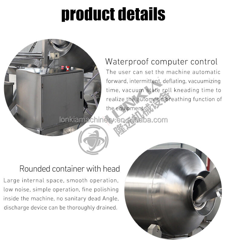 LONKIA Industrial Vacuum Tumbler Marinator / Vacuum Salting Marinated Machine Meat Massager details