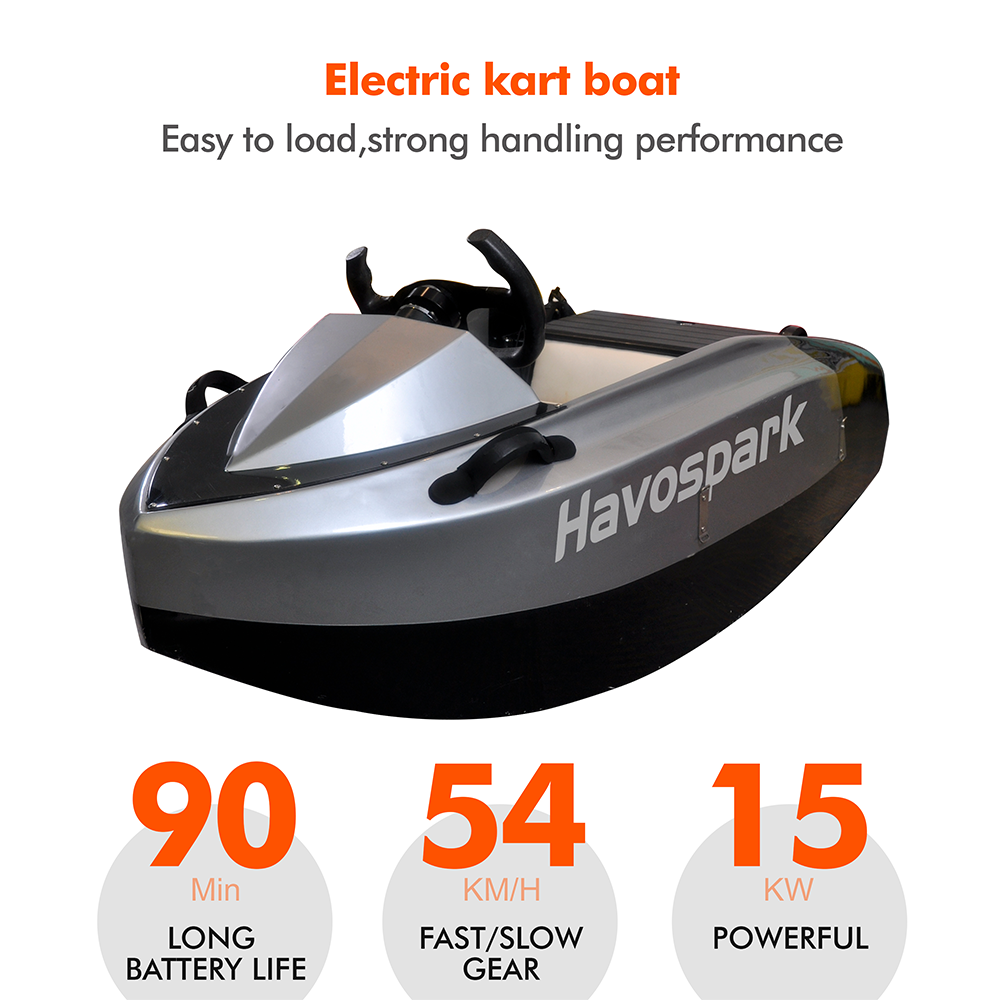 Havospark New Water Sports Fiberglass Small Boat Jet Ski Electric Jet Pump Drive with Controller Luxury Yacht Boats for Jet Boat factory