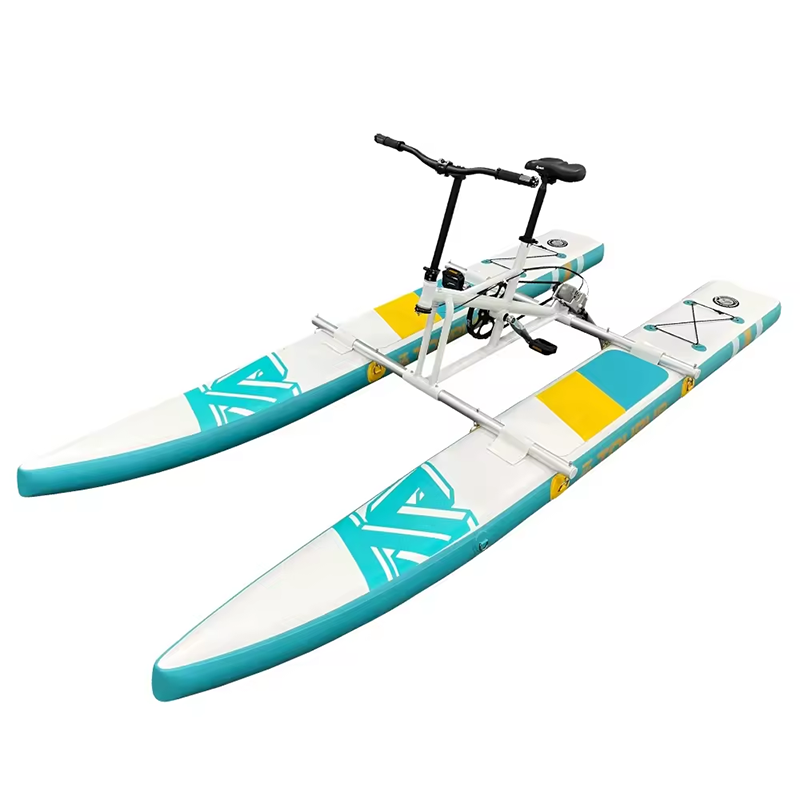 Factory Wholesale Pedal Single Float Ride-Ons Dropshipping Inflatable Water Bike