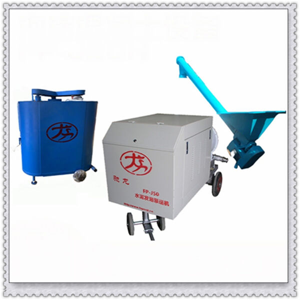 Compact and easy-to-operate mobile foam concrete machine for construction professionals.