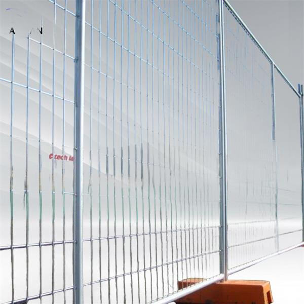 Quick and easy installation of temporary security fencing