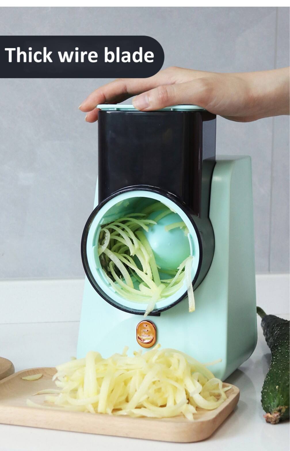 OEM Vegetables Electric Slicer Home Food Mincer Grinder Household Robot Kitchen Knife Machine Electric Chopper factory