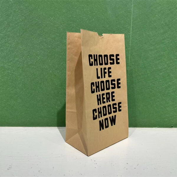 Printed Kraft paper bags, that are heavy-duty for secure transport