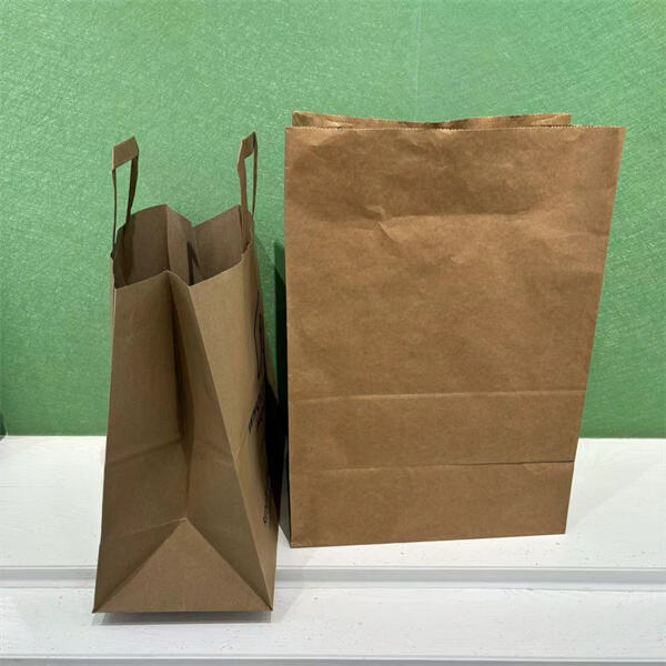 Large Kraft Paper Bags: Utilis ad Negotia et Home