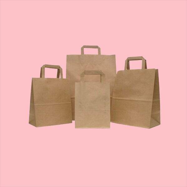 Personalize your kraft flat paper bags for a unique touch.