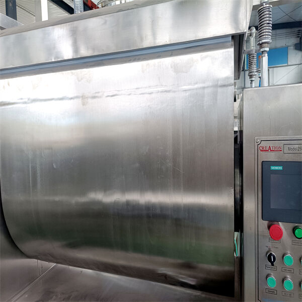 Industrial being large bread mixers