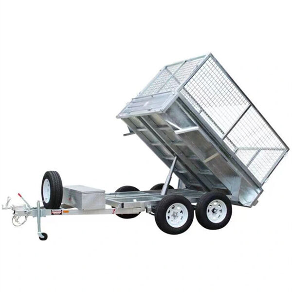 Using a Hydraulic Tipper Box Trailer