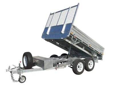 How hydraulic tipper trailers work