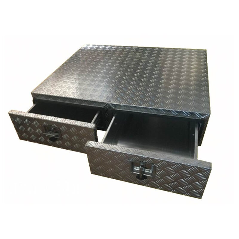 Toolbox-2.5mm aluminum(flat steel thick)  checker plate with 2 of T lock (MOQ 8)