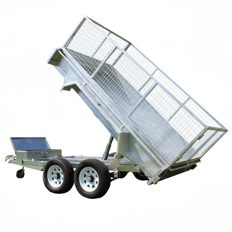 10x5 hydraulic tipping trailer with cage (MOQ 8)