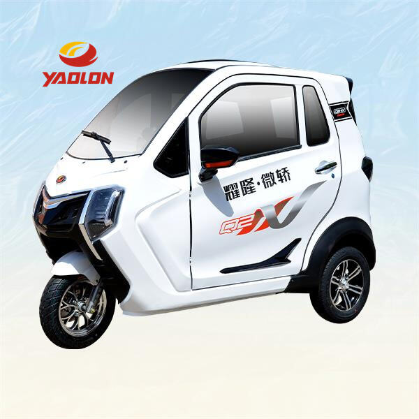 Experience the safety and security of an enclosed electric tricycle