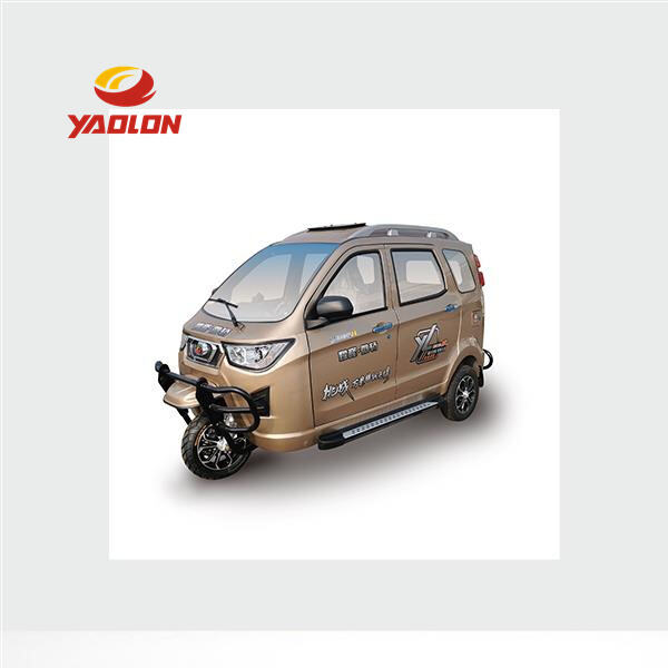 Upgrade your ride with a stylish and practical cabin closed tricycle