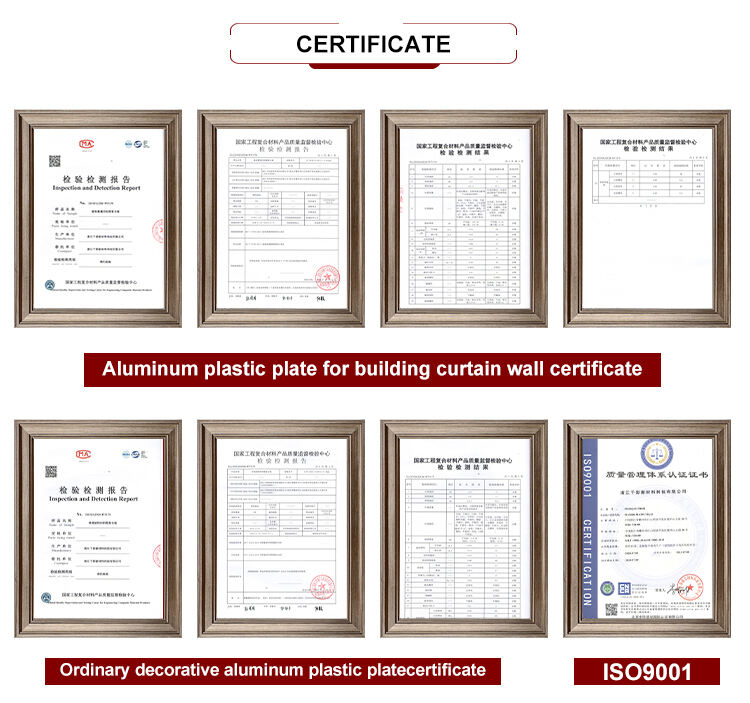 Utilisation intérieure et extérieure de haute qualité Acp / Acm Alucobond Pe Pvdf Board Usine de panneaux composites en aluminium