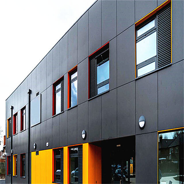 Matte Black Acm Sheet Wall Cladding Aluminum Metal Composite Panel For Facades manufacture