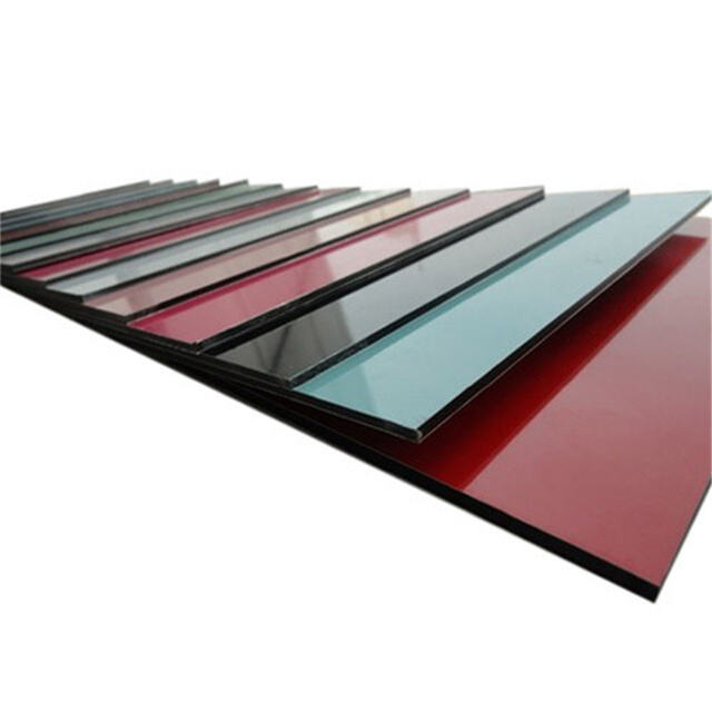 Wall Decorative Building Acp Materials Pvdf Coating Outdoor Aluminum Composite Panel 4mm Thickness manufacture