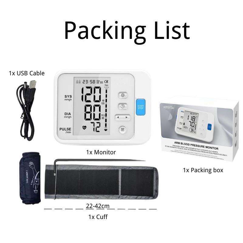 Automatic Electronic Upper Arm Blood Pressure Monitor Digital BP Testing Machine Manufacturer Blood Pressure Monitoring Device manufacture