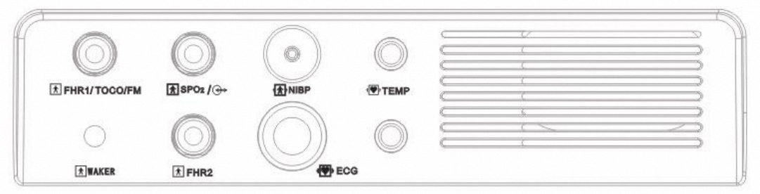 Portable CTG Fetal Monitor Machine with 12.1 factory