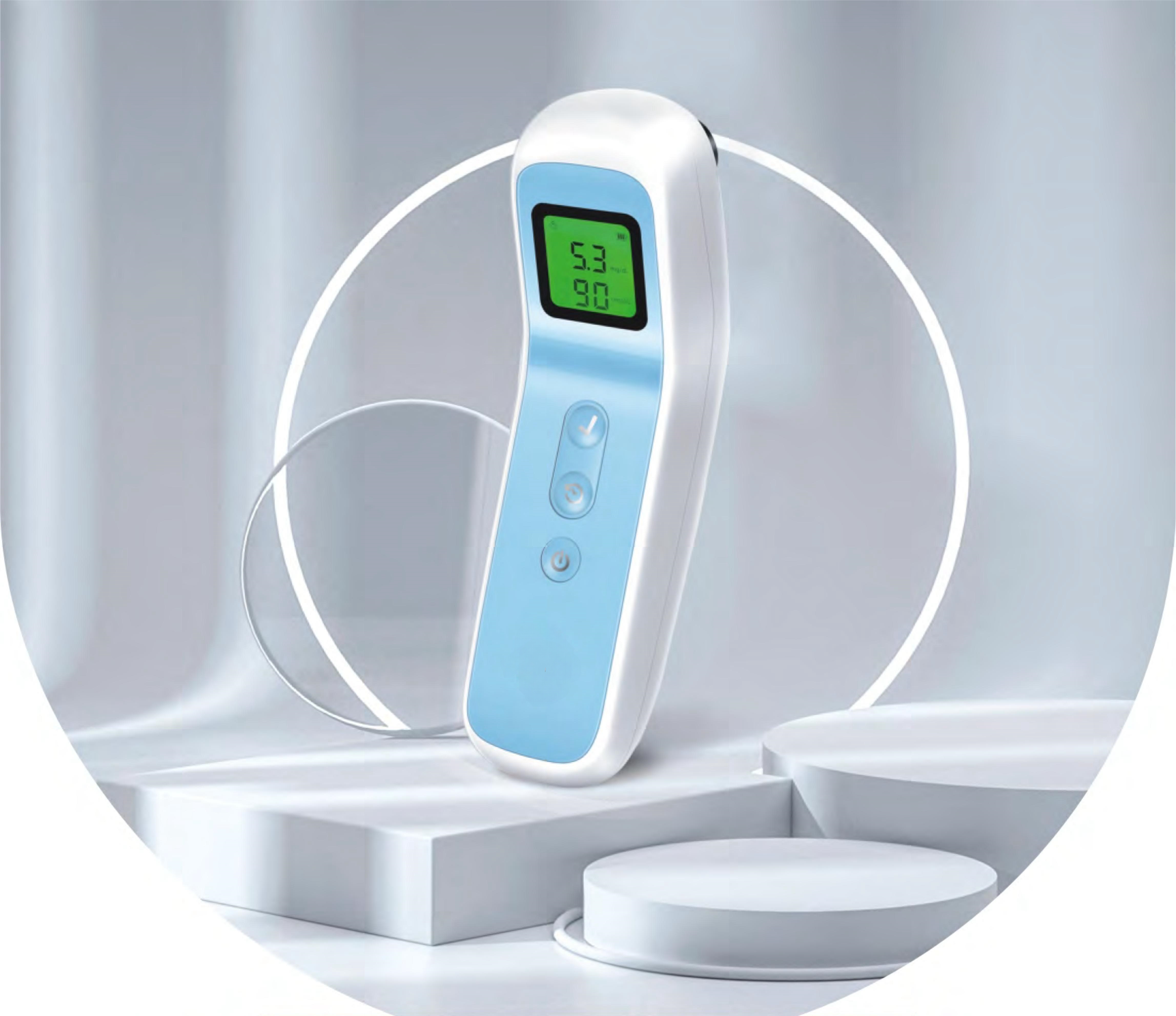 Infant Care simple effective portable non-invasive Bluetooth jaundice meter nicu baby jaundice detector details