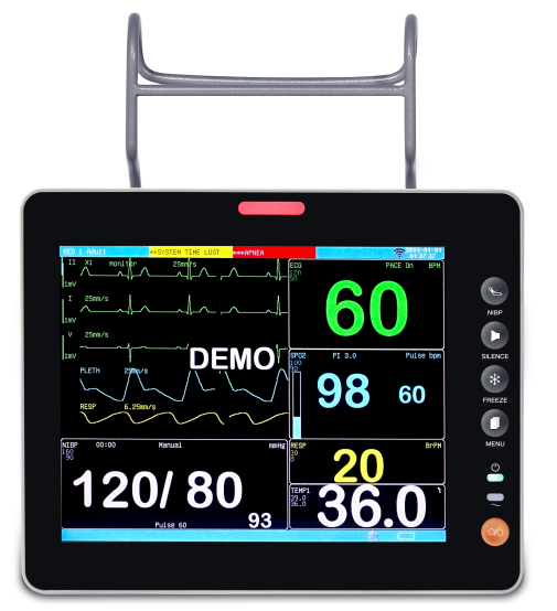 Veterinary Equipment Lcd Display Multi-parameter Veterinary Vital Signs Monitor With Anti Defibrillation Design supplier