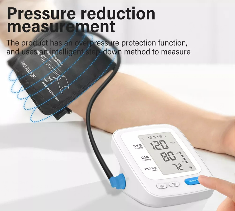 Customization Portable Led Display Auto Machine Digital Professional Blood Pressure Monitors Meters For Home Use details