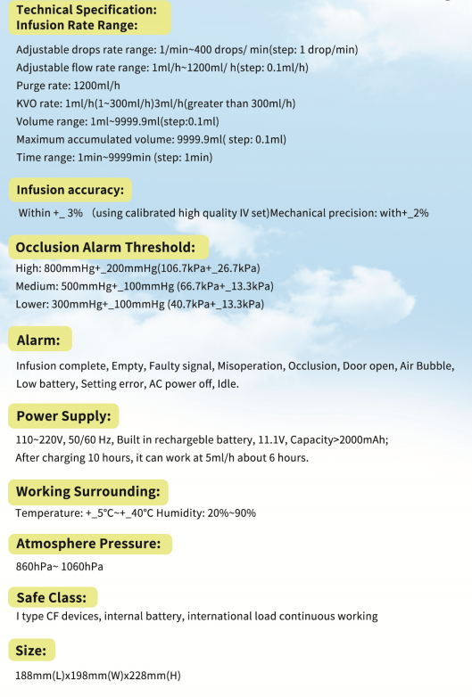 Factory wholesale veterinary infusion pump veterinary instrument for animals factory