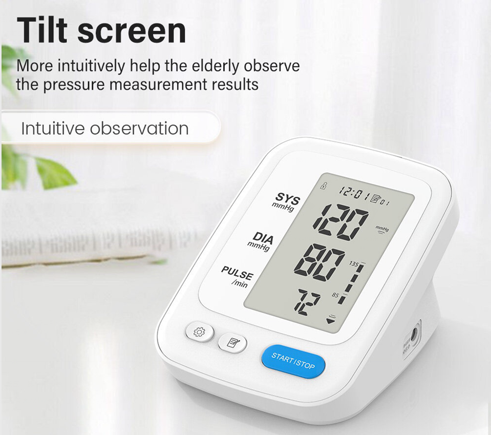 Customization Portable Led Display Auto Machine Digital Professional Blood Pressure Monitors Meters For Home Use manufacture