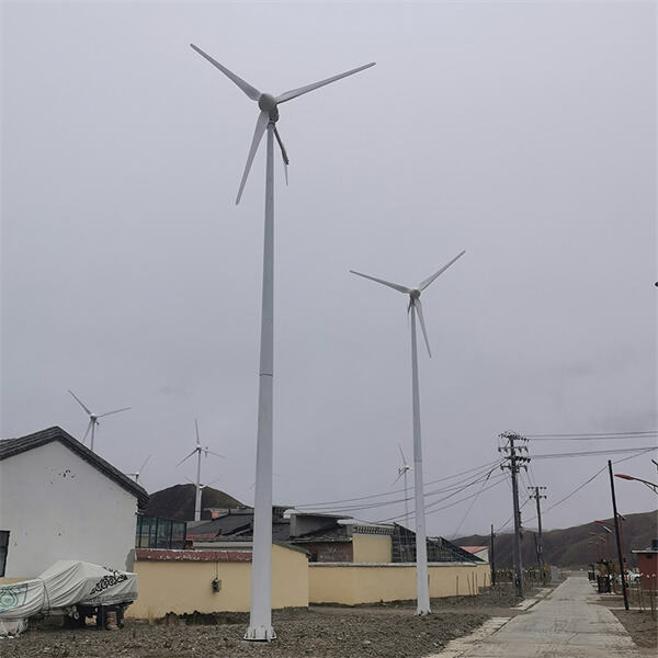 Massimizzazione della produzione di energia con il design dei turbini ad asse orizzontale.