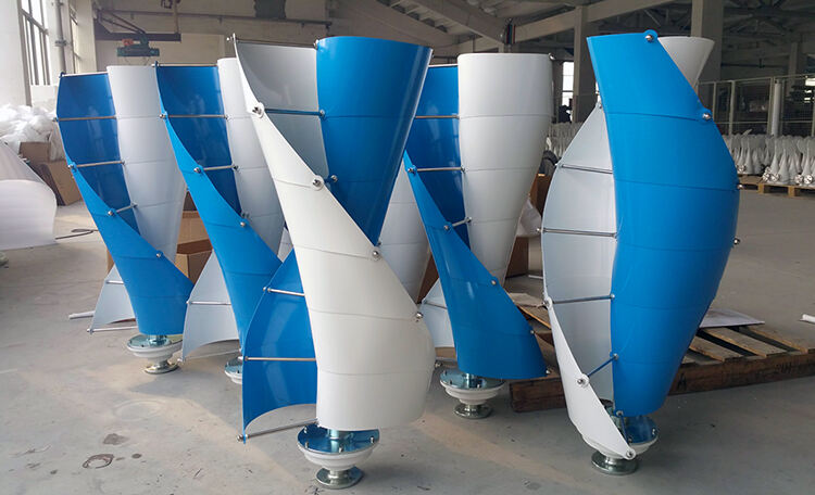 Residential 500W 800W 1KW Spiral Wind Turbine Generator factory
