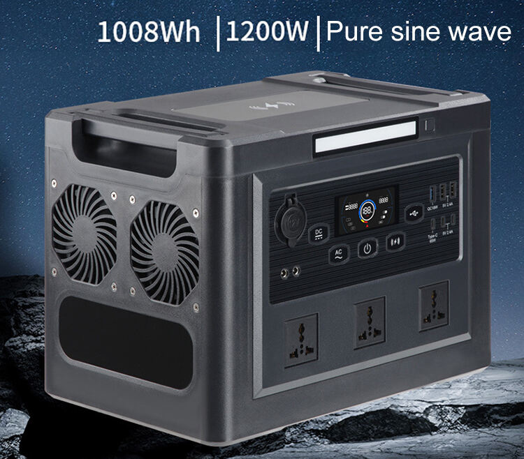 1200W Lifepo4 Power Station for Outdoor Camping supplier