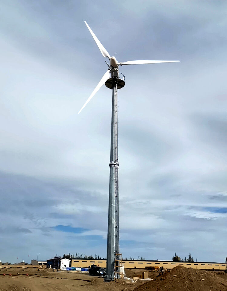 real power horizontal pitch control wind turbine 30kw-7