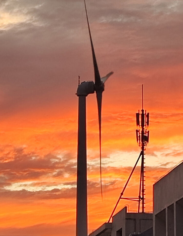 pitch controlled horizontal axis wind turbine 150kw-11