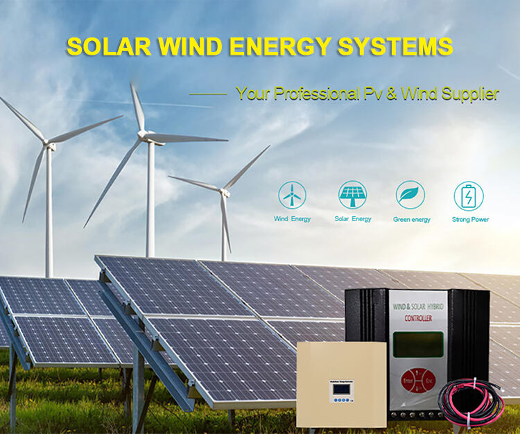 100KW Hybrid Wind Solar System for Distributed Power Station supplier