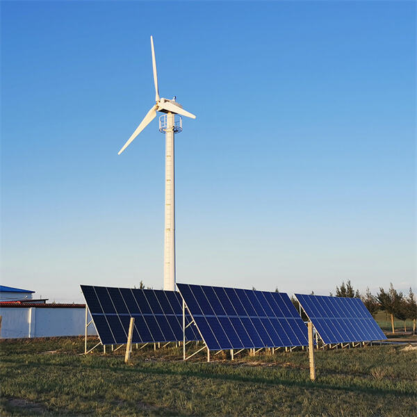 The advantages of using wind and solar power systems for renewable energy generation.