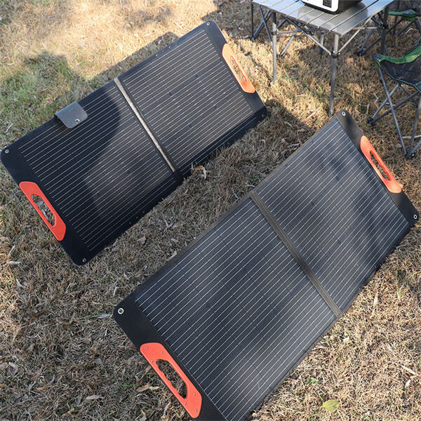 Eco-friendly energy solutions made easy with portable foldable solar panels.