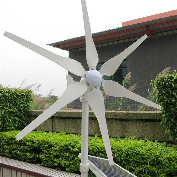 Green energy solutions with small wind turbine generators