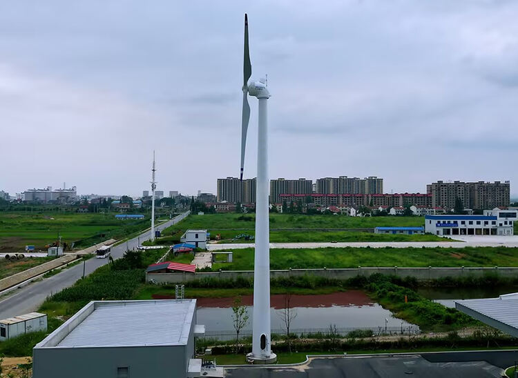 pitch controlled horizontal axis wind turbine 150kw-9
