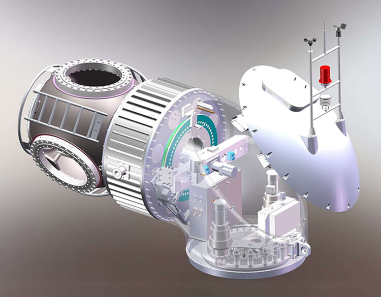 pitch controlled horizontal axis wind turbine 150kw-5